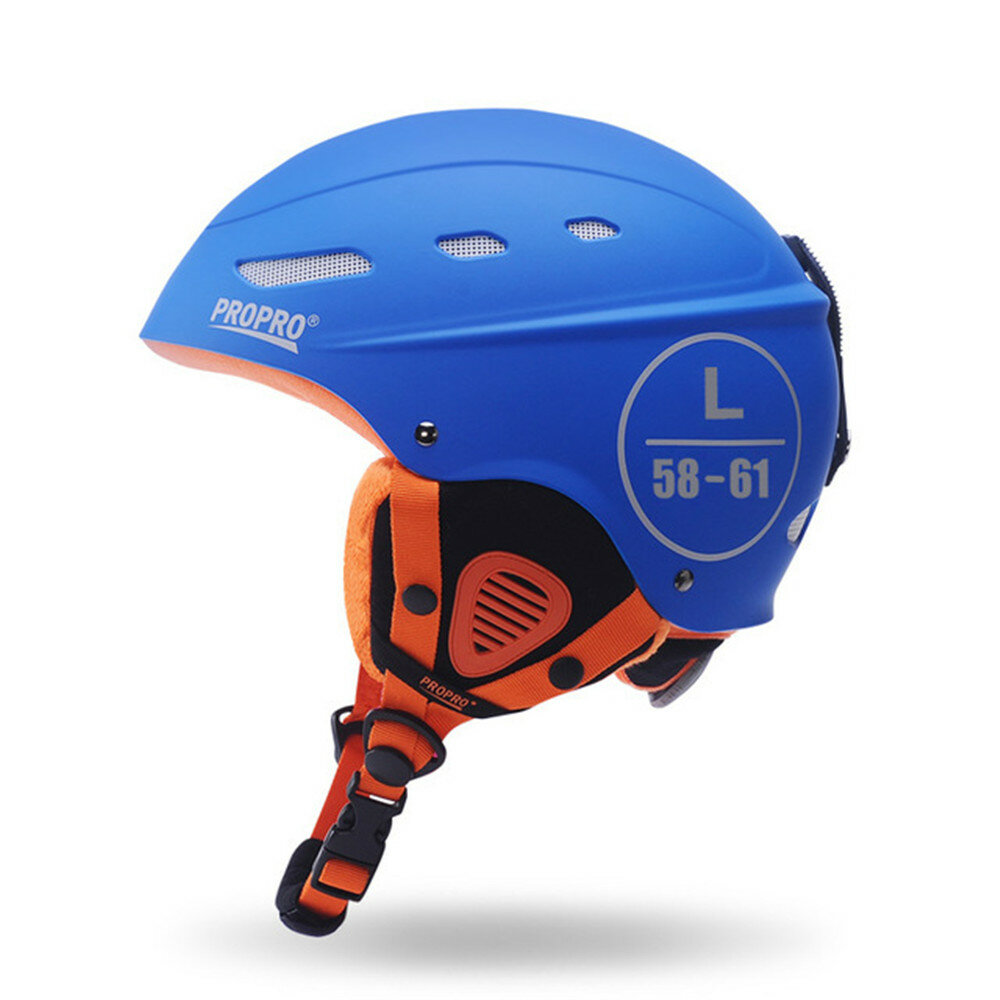 Propro m/l outdoor safety helmet for skiing snowboard skating adult men women winter ski helmets for sale black white size adjust