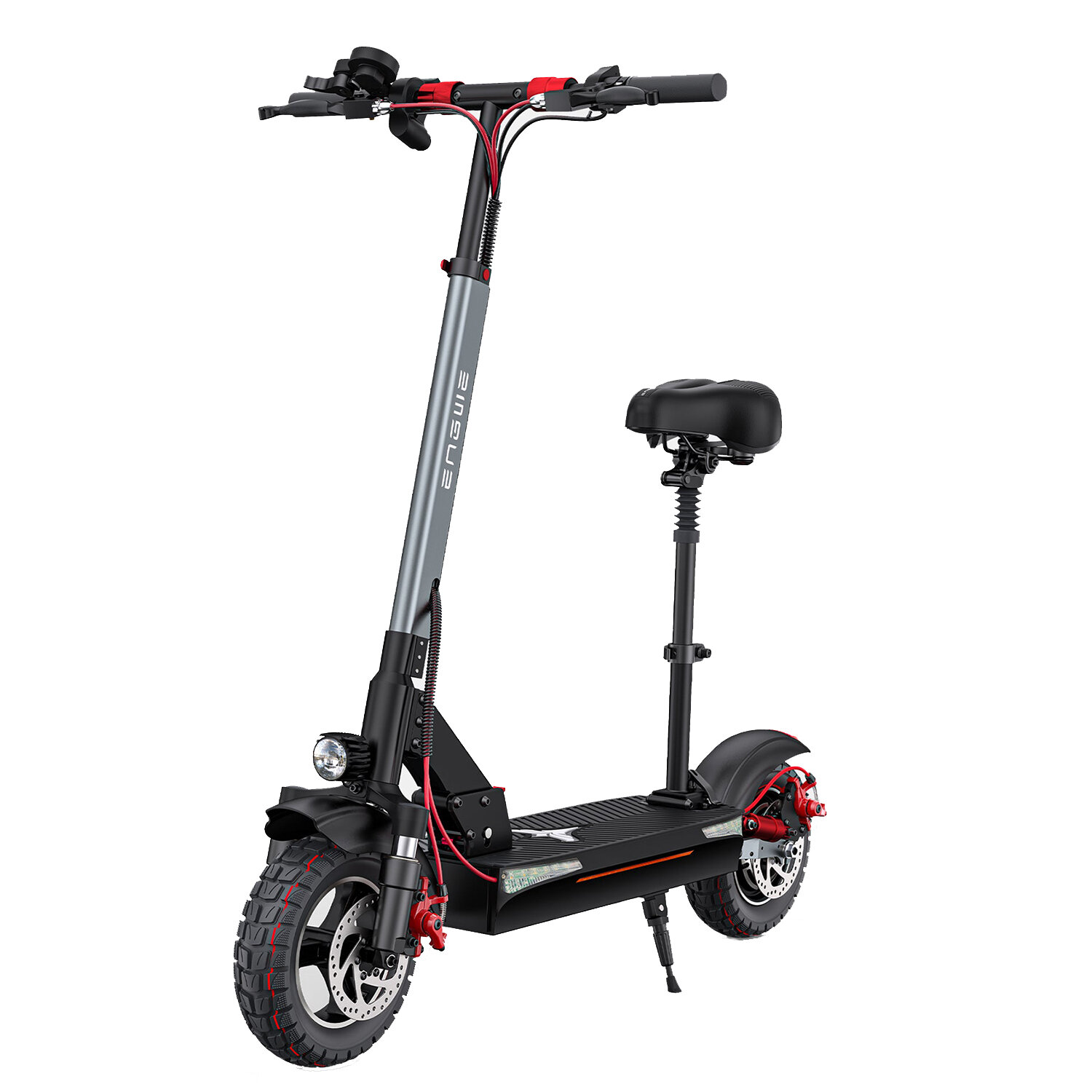[EU DIRECT] ENGWE Y600 Electric Scooter 18.2Ah 48V 830W (PEAK) 10*4.0 Inches Folding Off-Road Tire Electric Scooter 70km