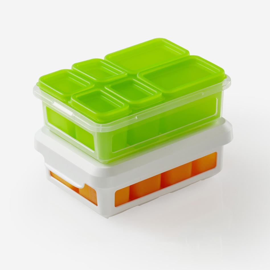 

KALAR Silicone Food Snack Fruit Small Container Lunch Ice Cube Mold Compartment Box Refrigerator Microwave Safe from Xia