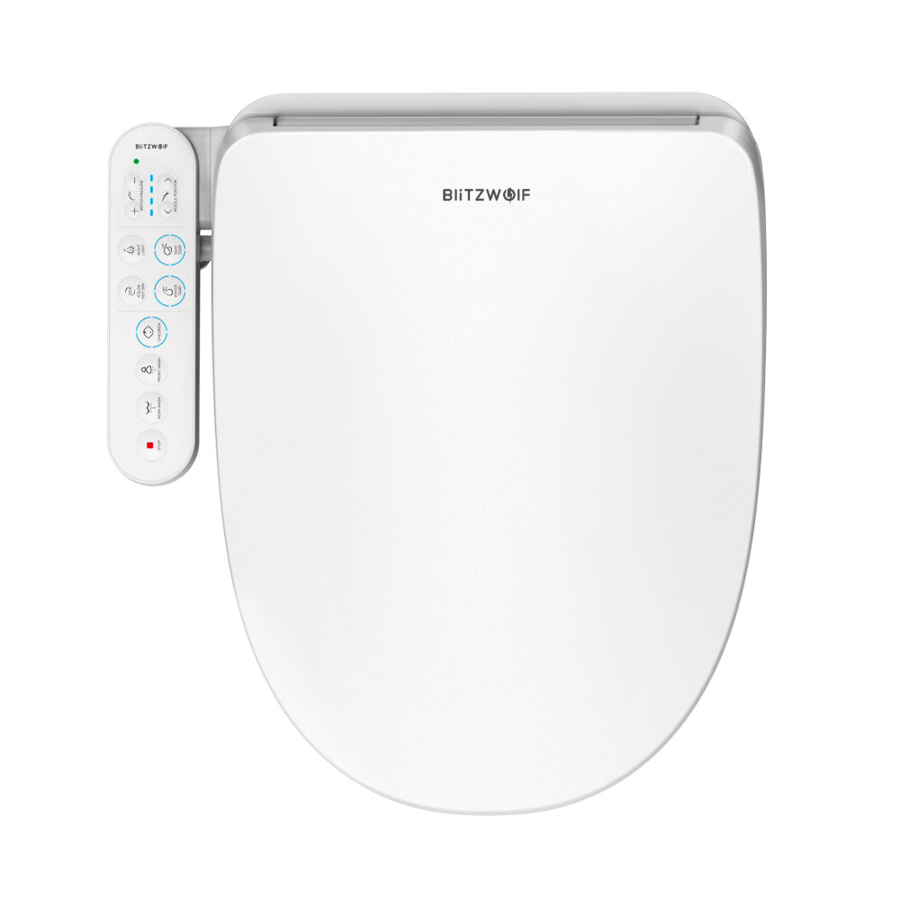 BlitzWolf BW-ST01 Smart Toilet Seat 1400W UV Nozzle Smart Detection Multiple Cleaning Toilet Cover Immediate Heating Col