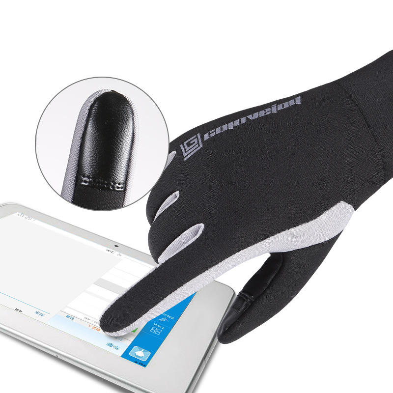 Image of DB14 Men Damen Outdoor Sports Warm Windproof Waterproof Touchscreen Full Finger Ski Gloves