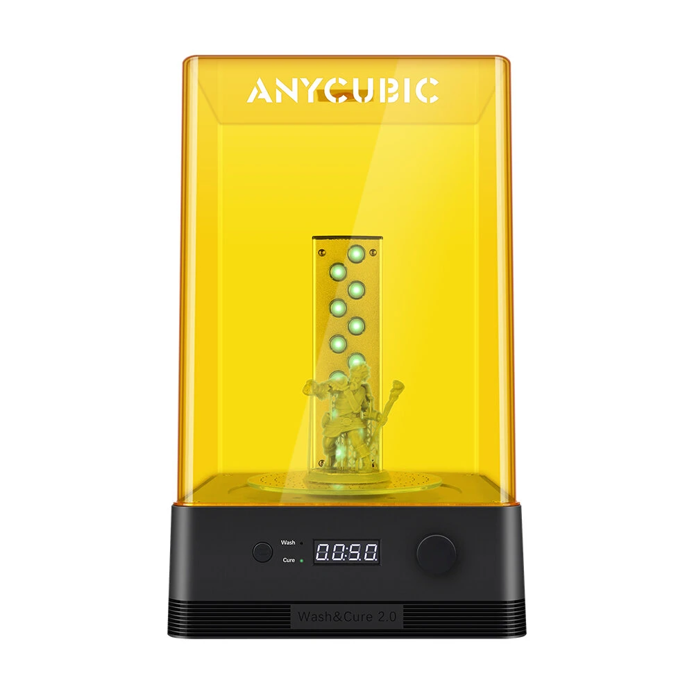 AnycubicÂ® Wash & Cure 2.0 Dual Purpost All in one Machine 2-in-1 UV Resin Model Curing for 3D Printers - EU Plug