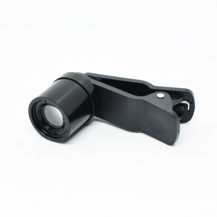 Oculaire de télescope astronomique de 10 mm et 0,96 pouce pour téléphone, lentille pour téléphone, clip pour téléphone.