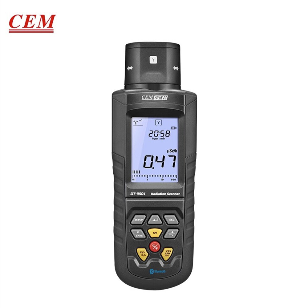 

CEM DT-9501 Digital Radiation Scanner Reactor Nuclear Geiger Counter Test α β γ X-ray Testing Meter Radiate Inspection R