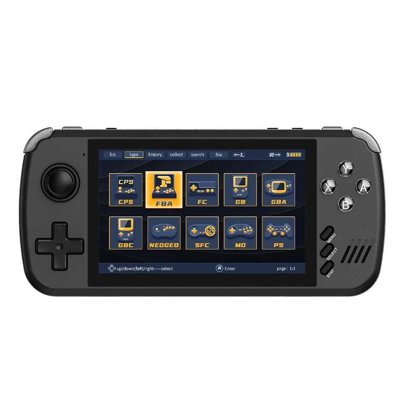 Powkiddy X39 32GB 3000+ Games Handheld Game Console 4.3 inch IPS HD Display FBA FC GB SFC MD PS Linu