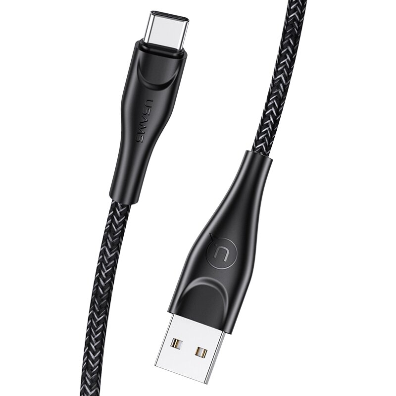 

USAMS U41 Nylon Braided Type-C Micro Fast Charging Data Cable 1m 2m 3m for Samsung Galaxy Note S20 ultra Huawei Mate40 O
