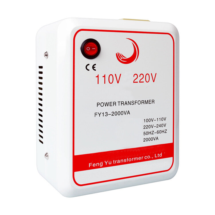 1db AC 110V - 220V inverter töltő feszültség transzformátor feszültség átalakító 2000W adapter tiszta réz tekercs