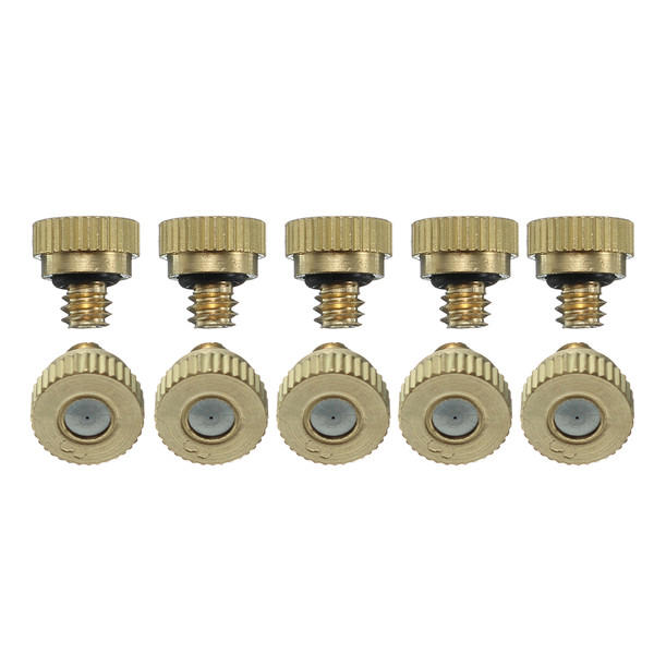 Brass Misting Nozzles water mister Sprinkle For Cooling System 0.012"  10/24 UNC 