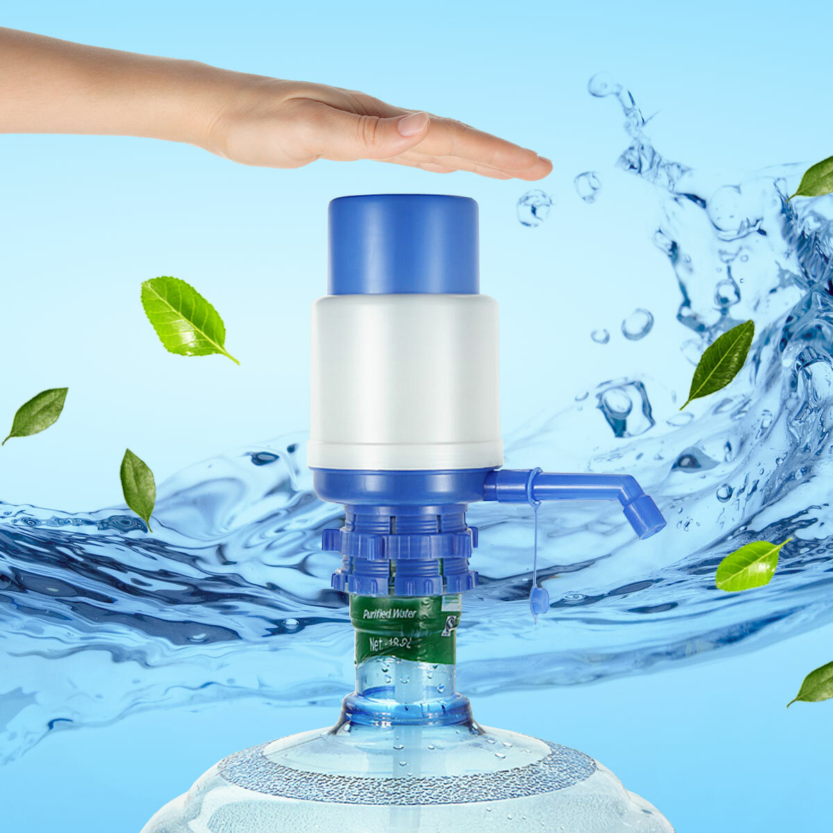 

Bottled Drinking Water Hand Press Pump 5-6 Gal Dispenser Water Pumping Device