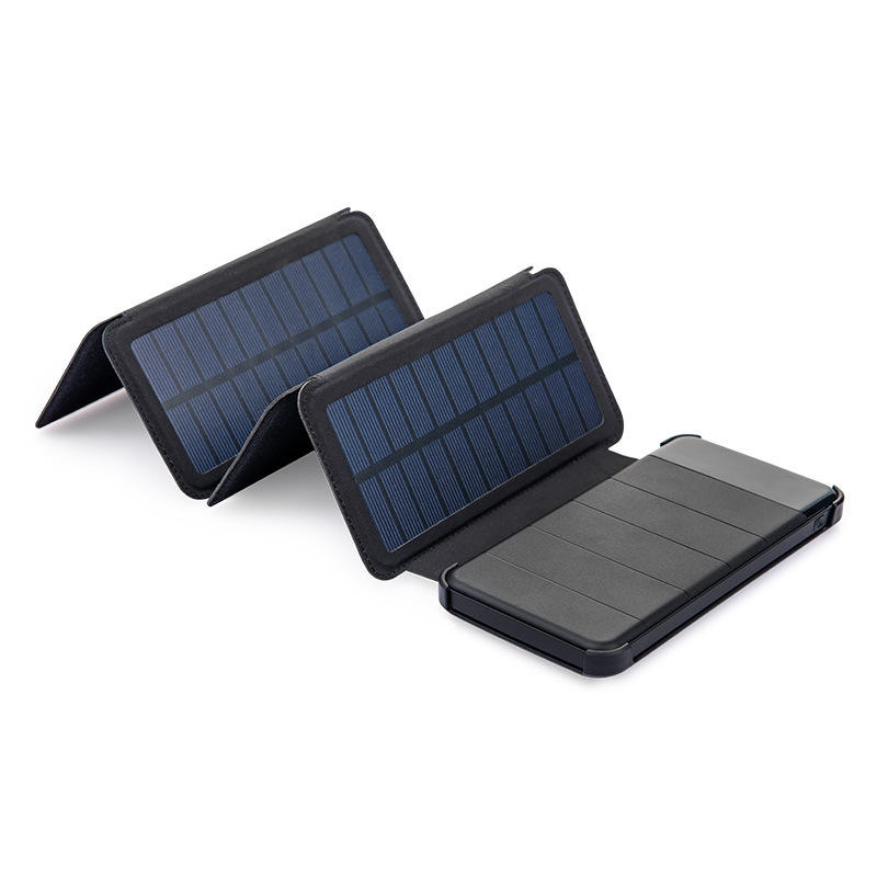 Naturehike NH19T002-D Dual USB 10000mAh Plegable Solar Panel Banco de energía Porable Cargador para teléfono móvil al aire libre cámping