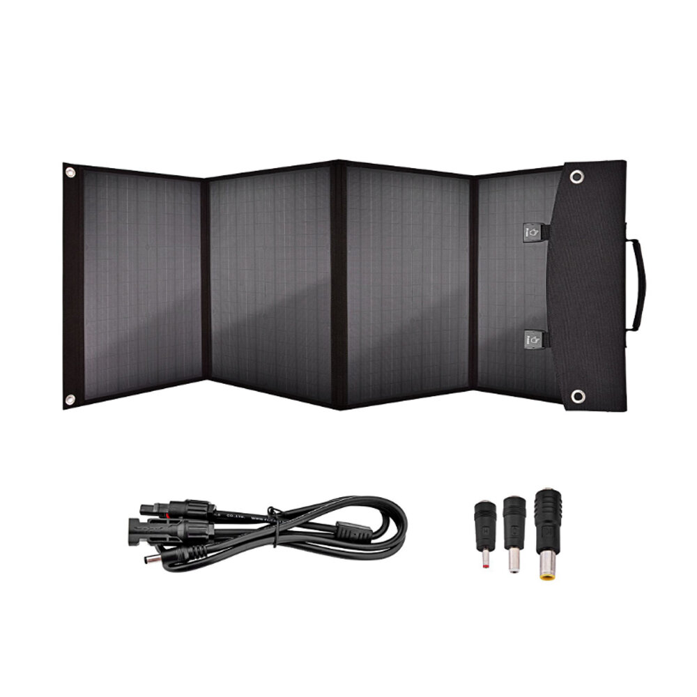 GTSPEED KR-100W 100W paneles solares plegables 3 USB+DC Placas solares de silicio monocristalino impermeables Power Bank Cargador solar con bolsa