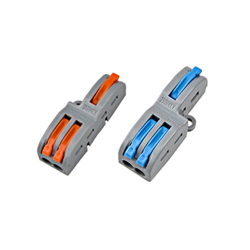 FD-12A/FD-12T Wire Connector 1 In 2 Out Wire Splitter Terminal Block Compact Wiring Cable Connector 