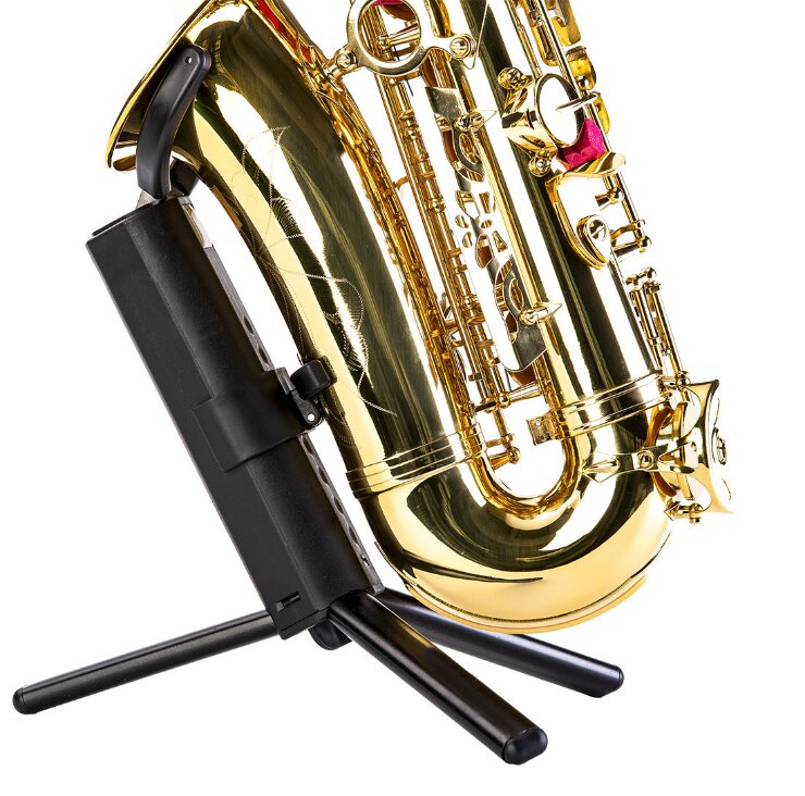 Foldable Portable Alto Tenor Saxophone Stand Sax Tripod Holder Instrument Accessories