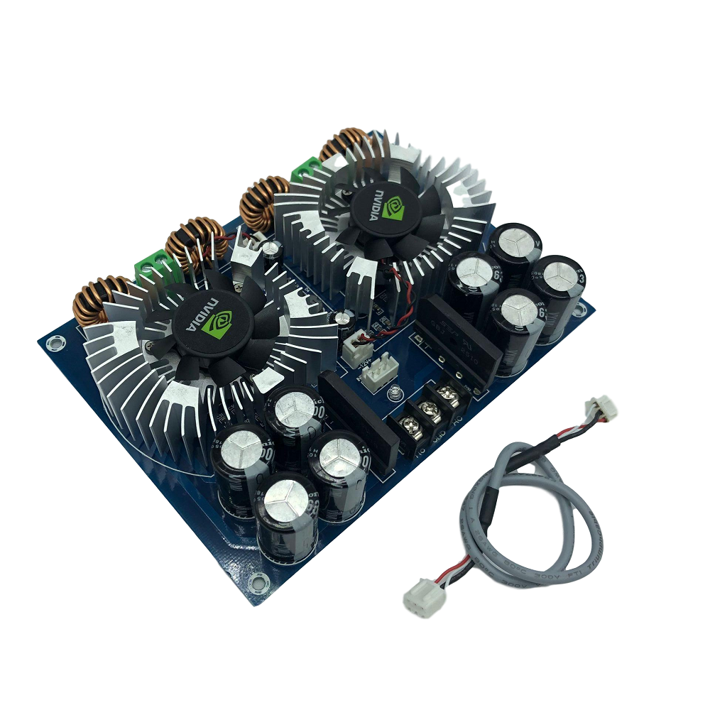 

XH-M254 High Power TDA8954TH 420W*2 Dual-core Digital Power Amplifier Board Audio Amplifier Board with Fan
