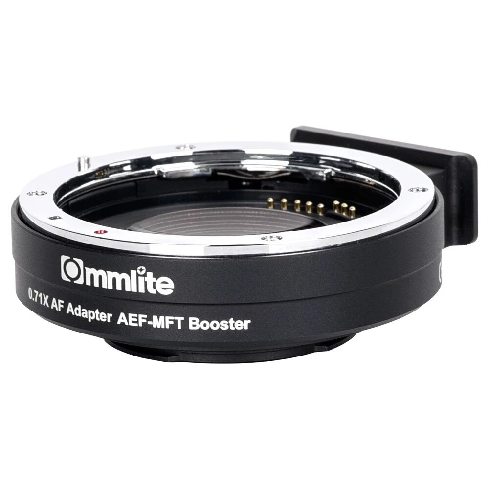 

COMMLITE CM-AEF-MFT Booster 0.71X Focal Reducer Booster AF Lens Mount Adapter for Canon EF Lens to for Panasonic for Oly