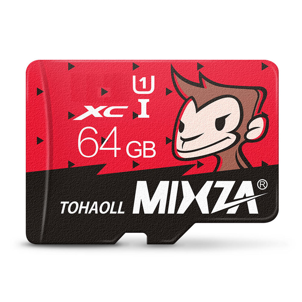 

Mixza Year of Monkey Limited Edition 64GB U1 TF Micro Memory Card для цифрового камера MP3 TV Коробка Смартфон