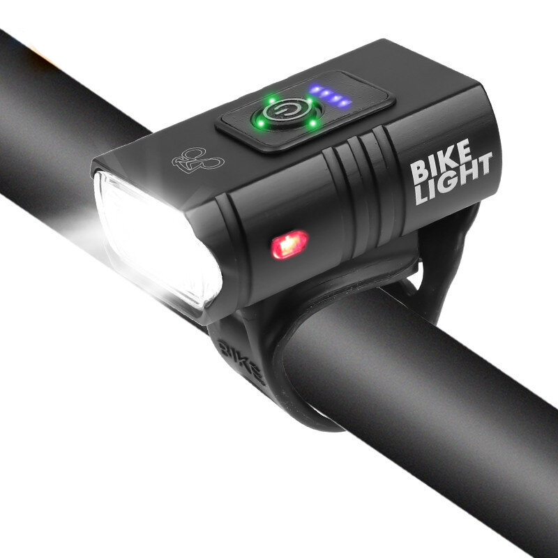 XANES? T6 800LM LED-fietskoplamp 10W 6 modi USB oplaadbare waterdichte fietskoplamp Fietslamp