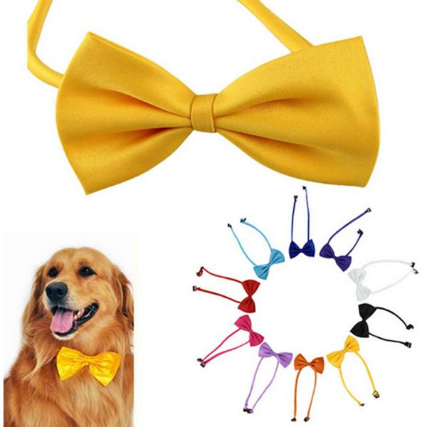 Multicolor Pet Dogs Bow Tie Dog Neck Tie Cat Tie Pet Grooming Supplies