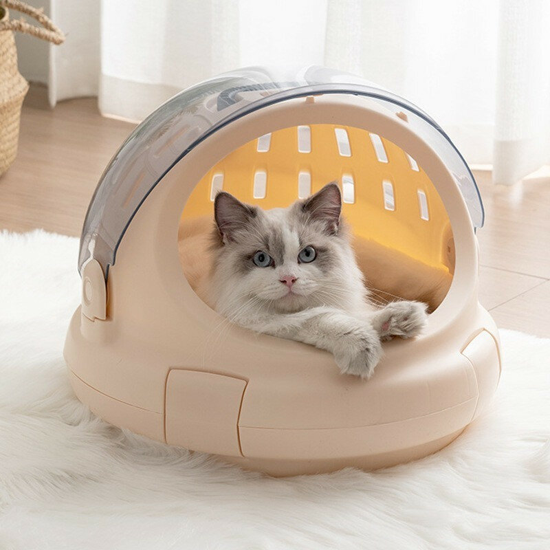 

Multifunction Cat Flight Case Portable Space Capsule Pet Kennel Cat Litter Box Bedpan House Mat Pet Supplies
