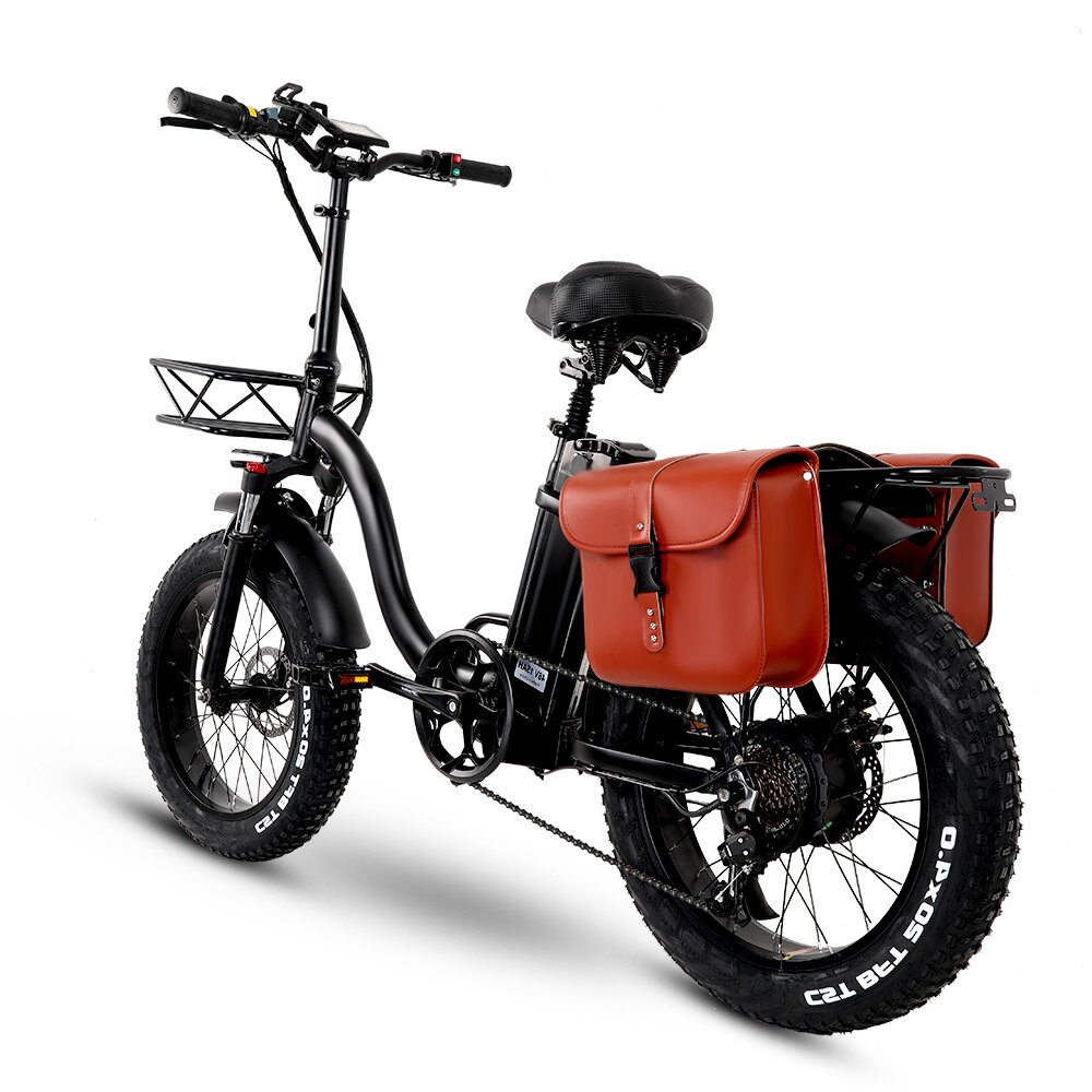 

[EU Direct] CMACEWHEEL Y20 48V 24Ah 750W 20in Folding Electric Bike with Bag 45km/h Max Speed 100km Range E Bike