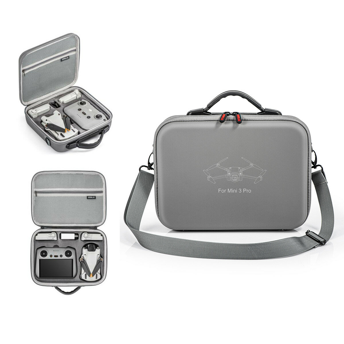 STARTRC Portable Waterproof Storage Shoulder Bag Handbag Carrying Box Case for DJI Mini 3 PRO Drone