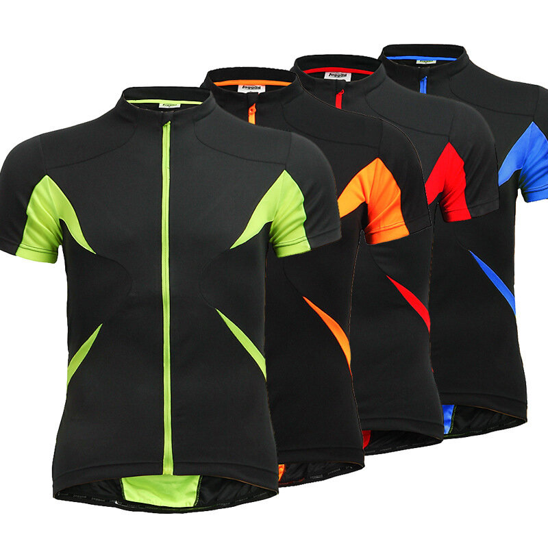 Camisa de ciclismo de manga curta JAGGAD para homens e mulheres, respirável, camiseta esportiva para corrida, roupa esportiva superior para atividades ao ar livre