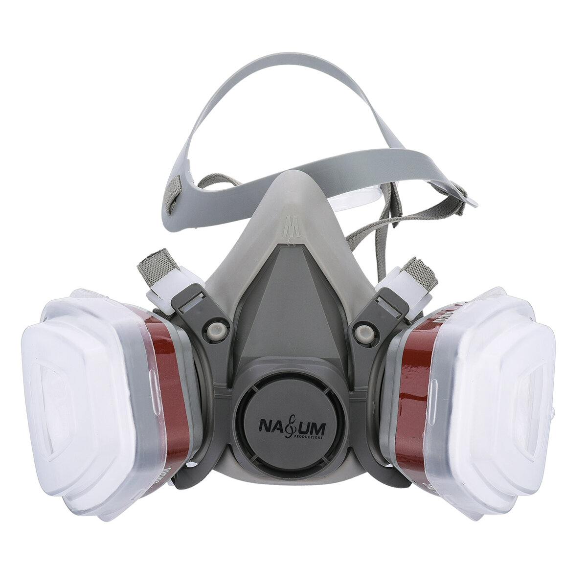 

NASUM M101 Gas Mask Half Mask NASUM for Painting Dust Chemicals Machine Polishing Welding Pesticides and Other Work Prot