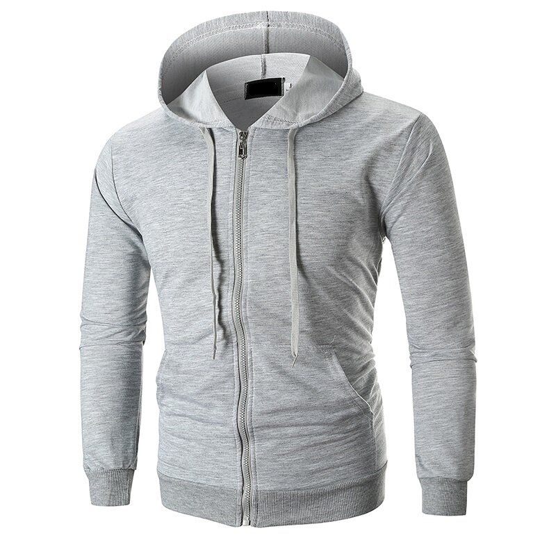Men's fashion solid color hoodies sweatshirt Sale - Banggood.com