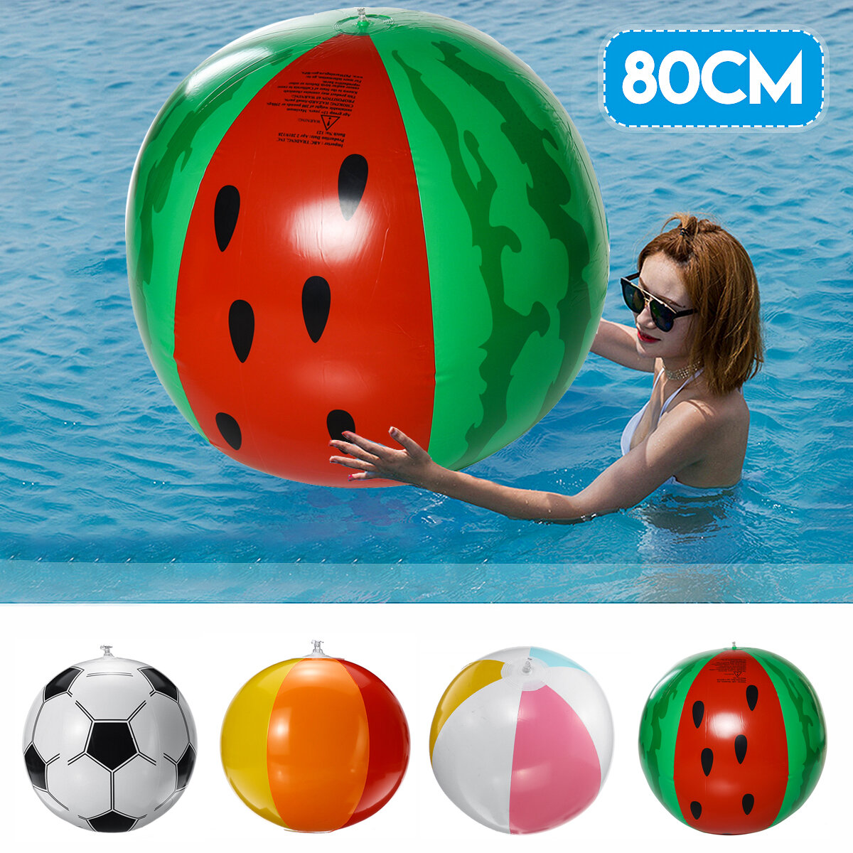 

32/38/103 см надувной мяч Пляжный Для взрослых дети плавание Бассейн водные игрушки водный спорт вечерние играть мяч под