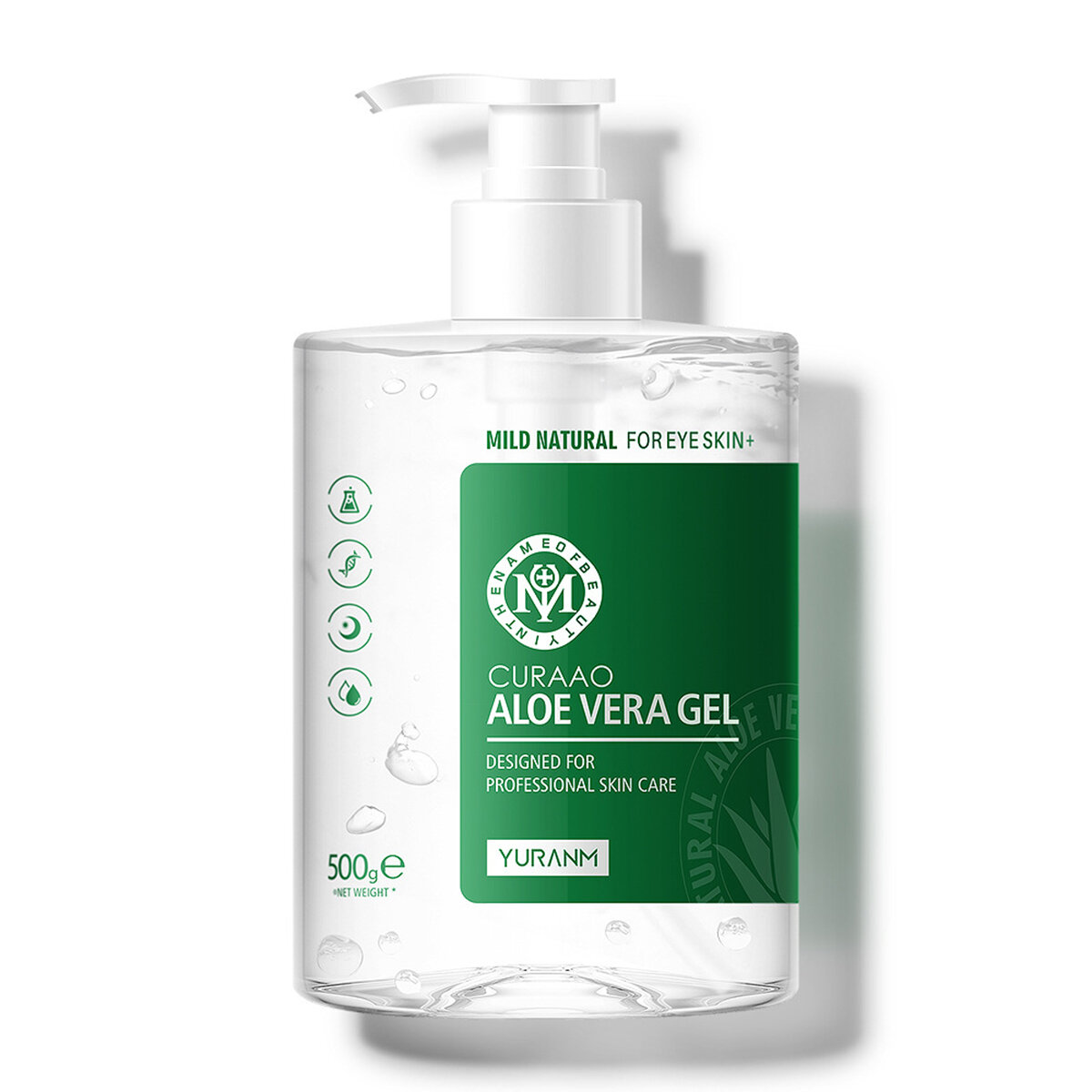 

500gPure Aloe Vera Gel Hyaluronic Acid Removal