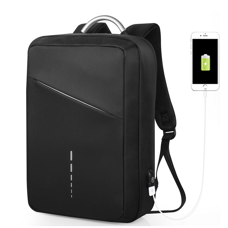 IPRee® 20L Men Backpack USB Sac à dos pour ordinateur portable Sacoche pour ordinateur portable 15.6 pouces Sac de voyage pour voyage d'affaires