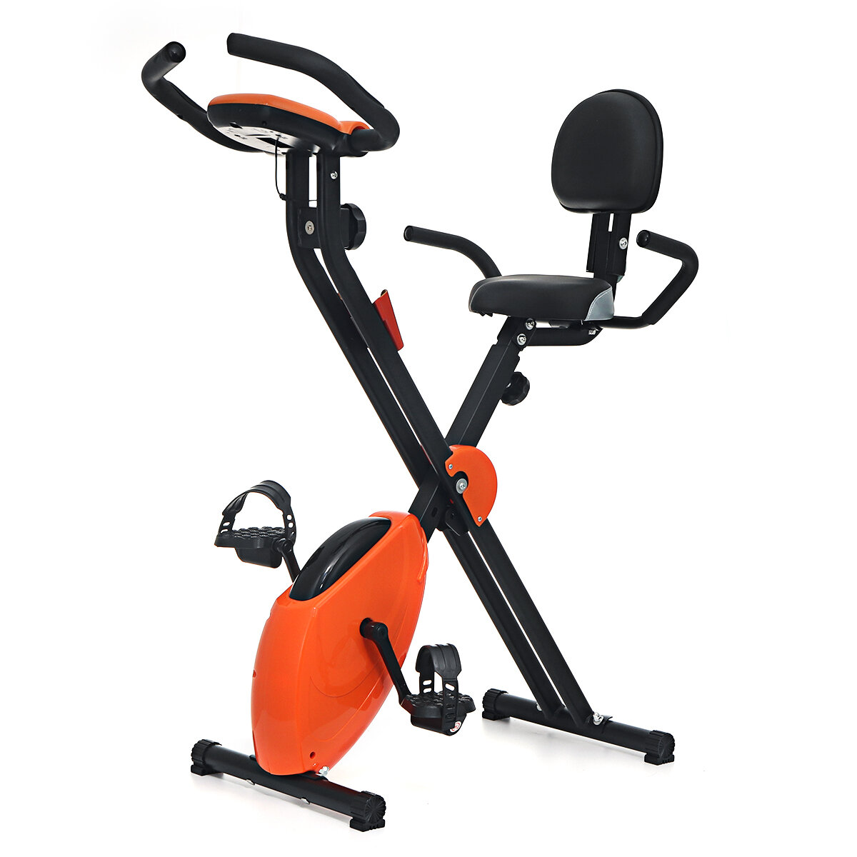 Ευρωπαϊκή αποθήκη | KALOAD Folding Exercise Bike Fitness Cardio Training Sports Cycling Spinning Bike Workout Equipment