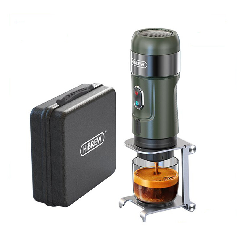 Promotion > [EU Direct] HiBREW H4B Machine à café espresso portable sans  fil électrique & sac de rangement & support pliable pour voiture et camping  à domicile, compatible avec les capsules Nespresso