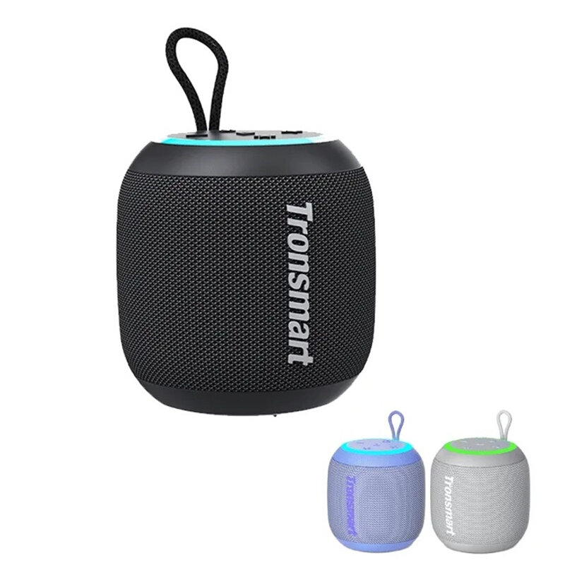 

Tronsmart T7 Mini Portable Speaker bluetooth V5.3 Speaker Bass IPX7 Waterproof 18h Playtime TWS LED Modes Wireless Speak