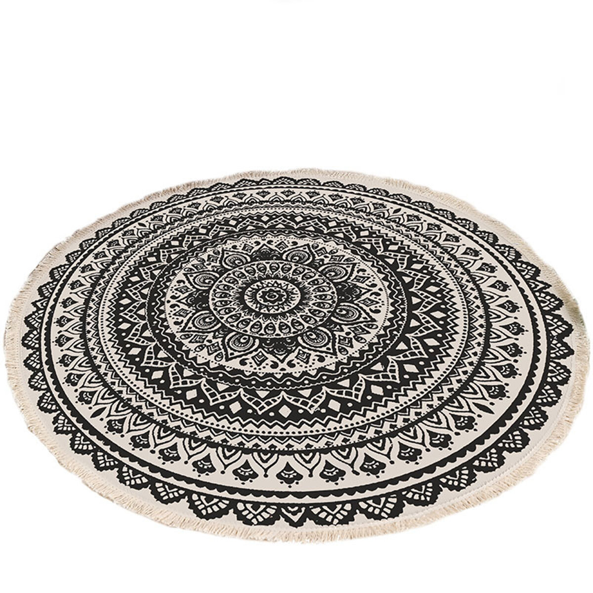 Marokko karpet ronde tapijt Boheemse stijl kwast mat deur kamer decor