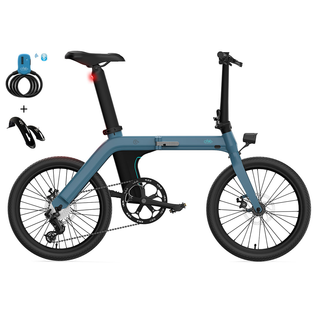 

[EU Direct] FIIDO D11 11.6Ah 36V 250W 20 Inches Folding Moped Bicycle 25km/h Top Speed 80KM-100KM Mileage Range Electric