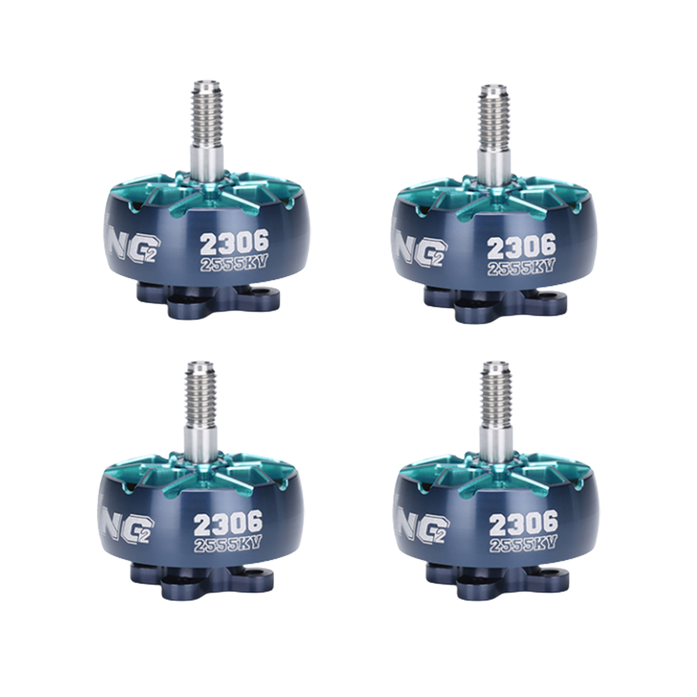 4X iFlight XING2 2306 2555KV 4S Brushless Motor for 5 Inch 5.1 Inch 6 Inch RC Drone FPV Racing