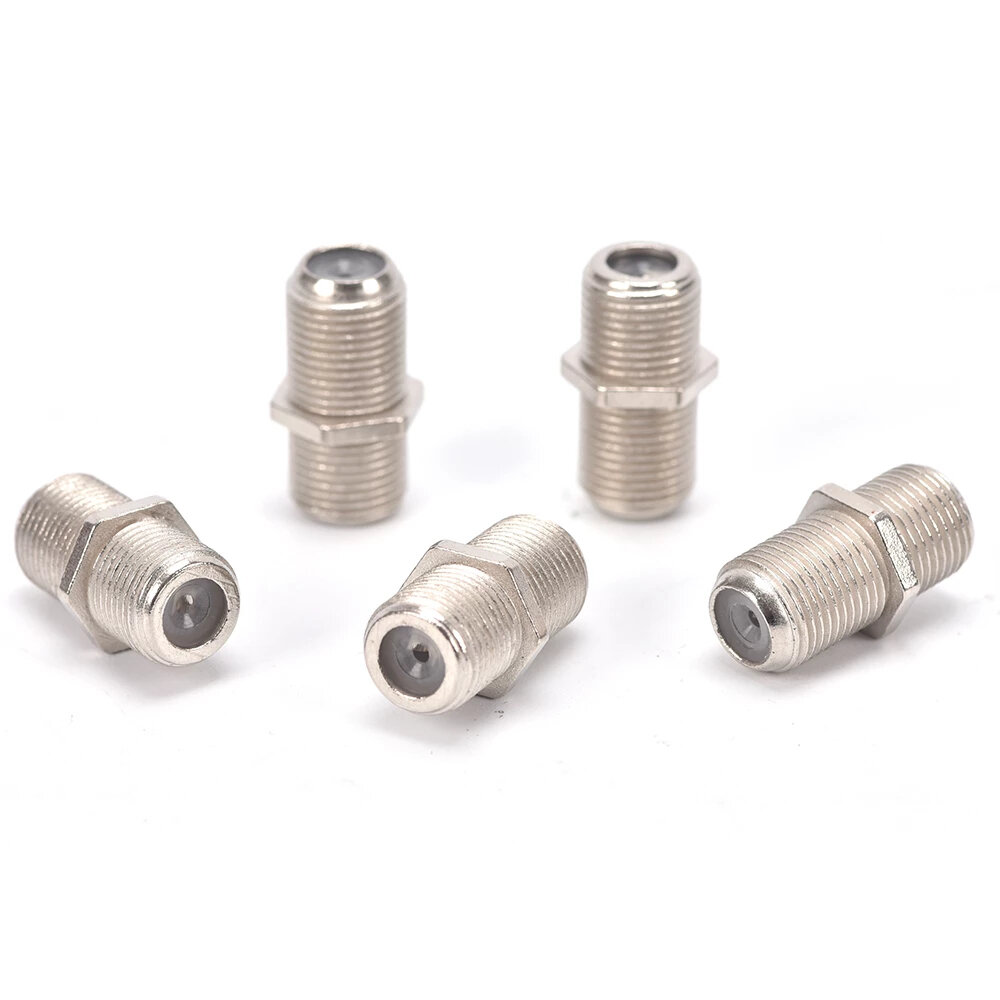 

10PCS F Type Coupler Adapter Connector Female F/F Jack RG6 or RG59 /1pcs SMA RF Coax Connector / F Male Plug Coaxial Con