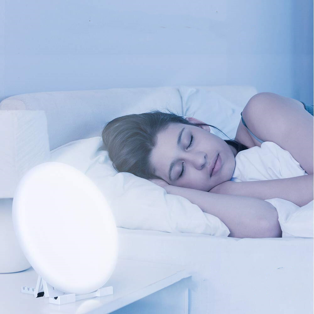 Imagen de Lámpara de terapia de luz Relassy UV-Free 10000 Lux LED Luz blanca brillante con control táctil y 3 niveles de brillo aj