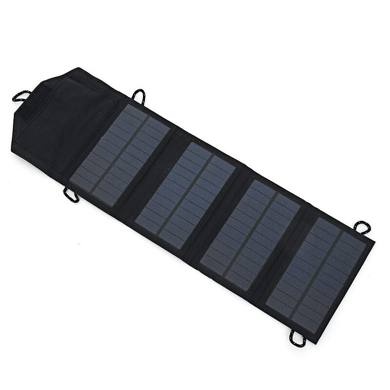 IPRee® 10W 5V Solarpanel 1A Arbeitsstrom Faltbares Solar-Mobil-Ladegerät für Outdoor-Camping, mobile Stromversorgung