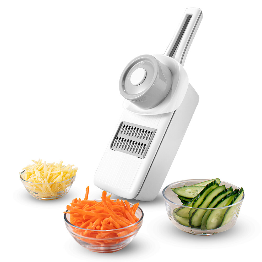 HUOHOU Multifunctionele keukenmes Handbescherming Meerdere messen Automatische opslag ABS Snijmachin