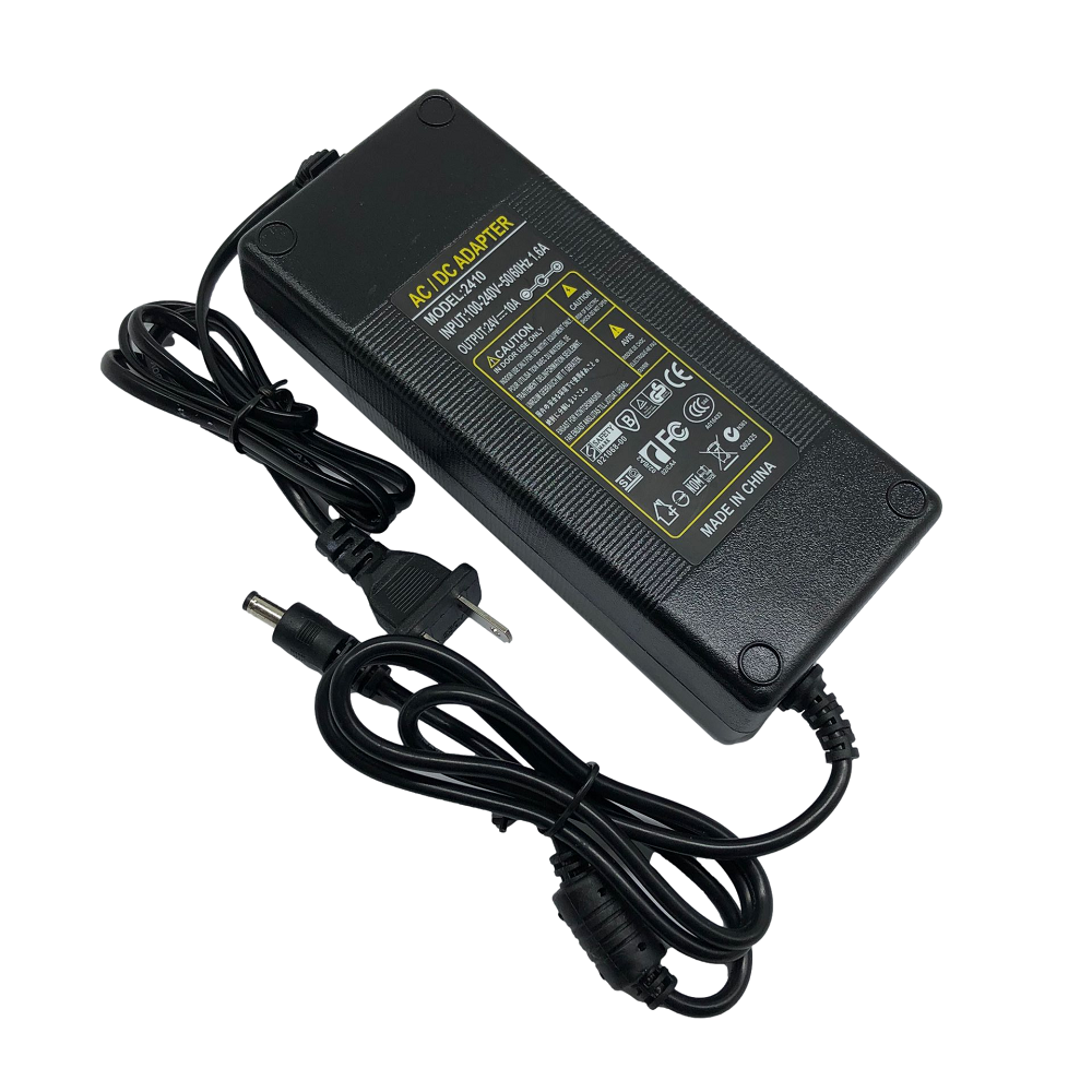 DC 24V 10A AC / DC-adapter Verstelbare voeding Universele adapteroplader voor LED-lichtschakeling