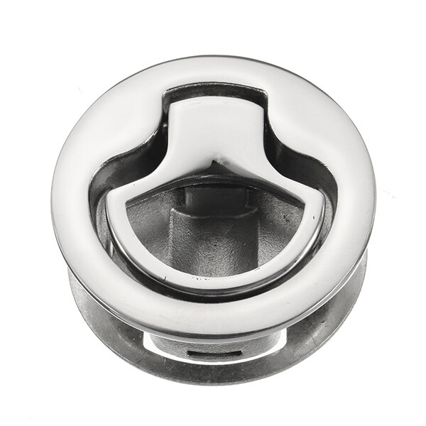 

Stainless Steel 2 Inch Flush Pull Latch Push To Close Lift Handle Marine Boat Hatch