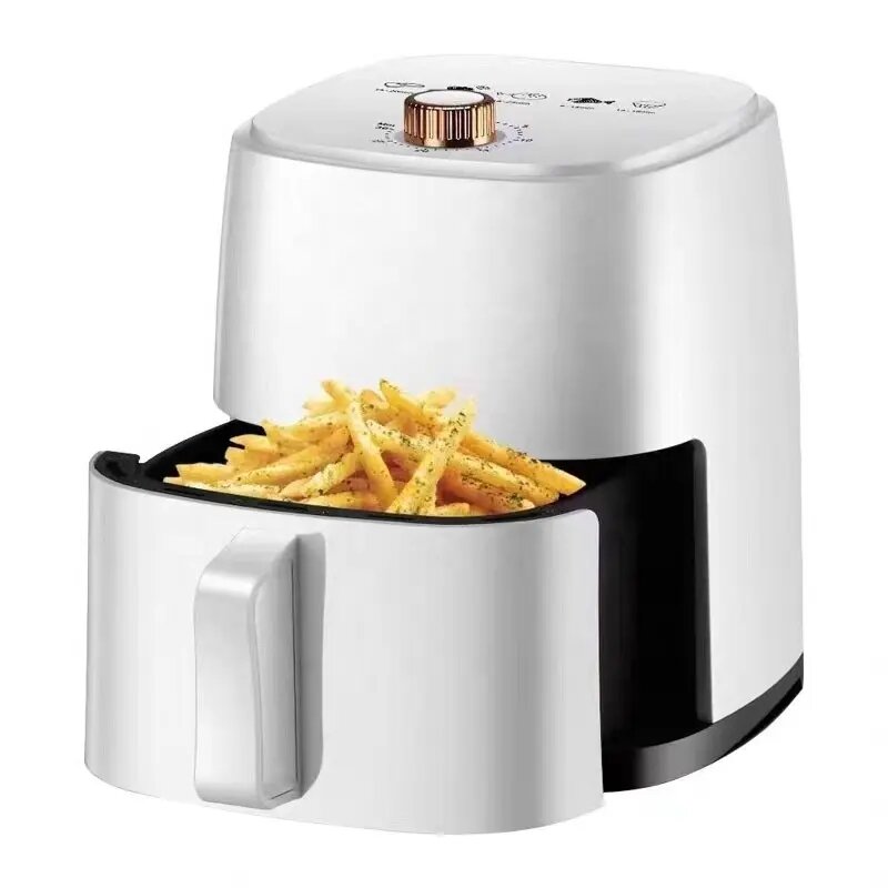 

CAMEL 4L Knob Style Multi-Function Air Fryer Home Oil-Free Visual Large Capacity Oven Fully Automatic Electric Fryer