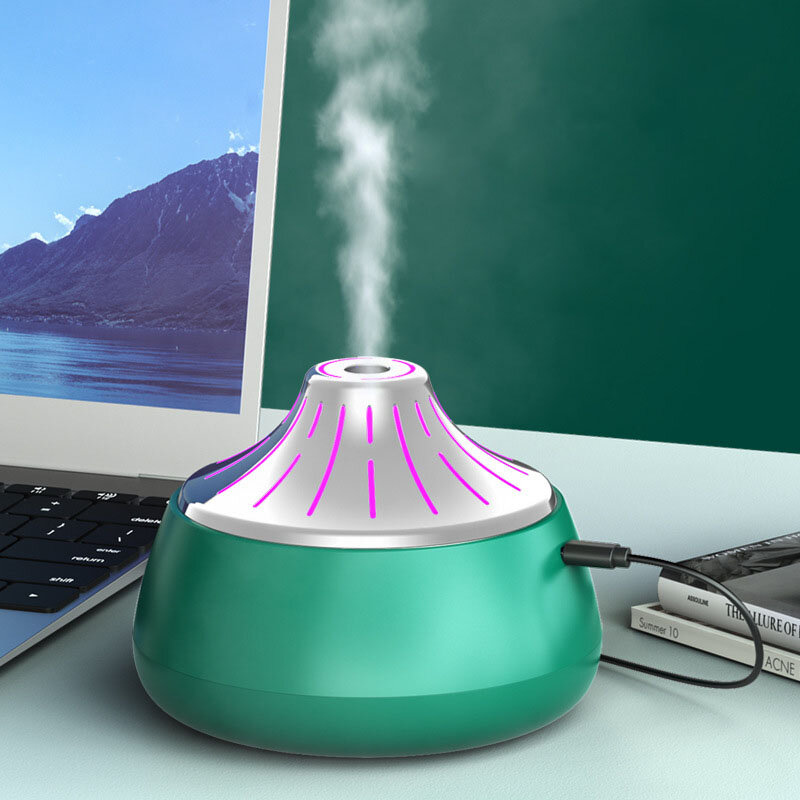 X9 Mini USB Air Humidifier with Colorful Lights 2W 2gear 200ml Capacity 35-40ml/h Low Noise for Home Office