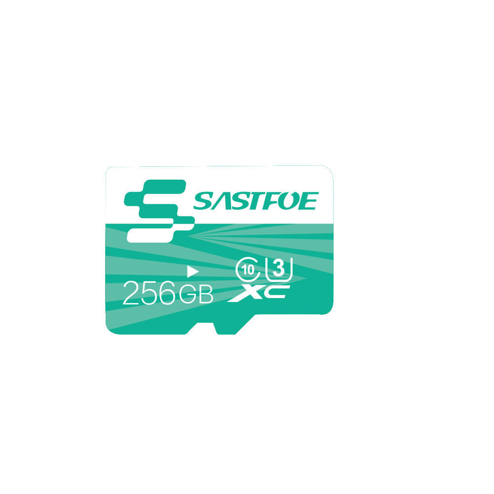 SASTFOE Green Edition 256GB U3 Class 10 TF Micro Memory Card for Digital Camera MP3 TV Box Smartphone