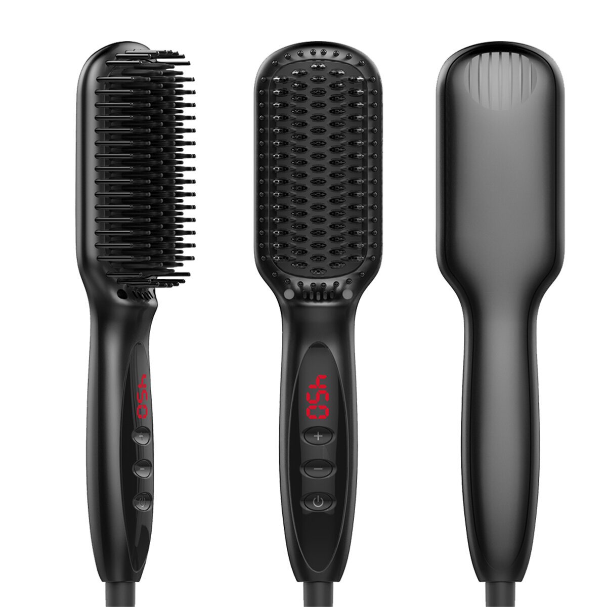 

110-220V Comb Men Quick Beard Straightener Irons Hair Straightener Styling Tools with LCD Beard Styling Detangling Strai