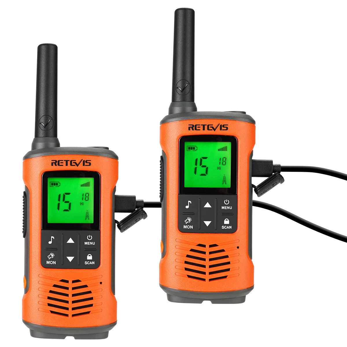 2 stks Retevis RT45P 22CH 2 W Walkie Talkie FRS PMR446 IP67 Waterdicht voor Motorola Twee-weg Radio 