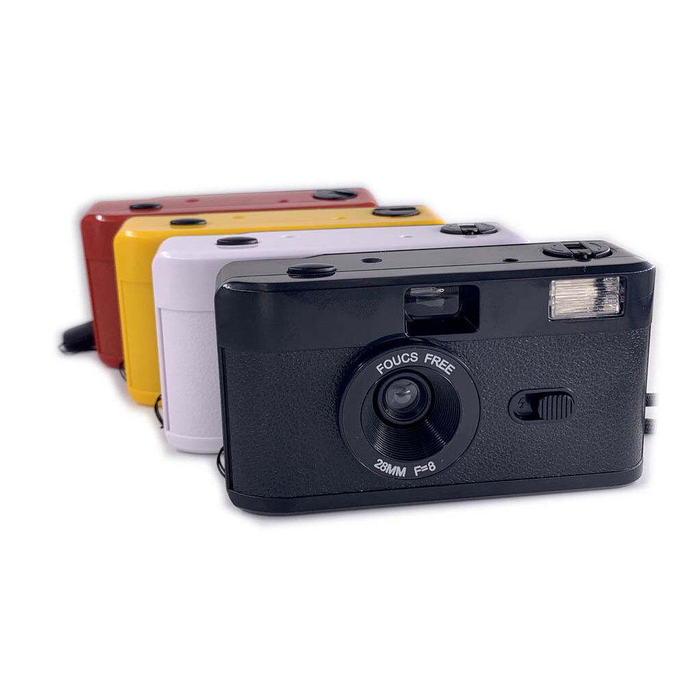 BHF-01 35 mm retro filmcamera Herbruikbare handmatige cameras met Flash licht