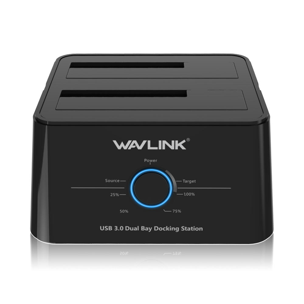 Wavlink WL-ST344U EUデュアルベイ2.5 / 3.5インチHDD SSDハードドライブエンクロージャへのUSB3.0